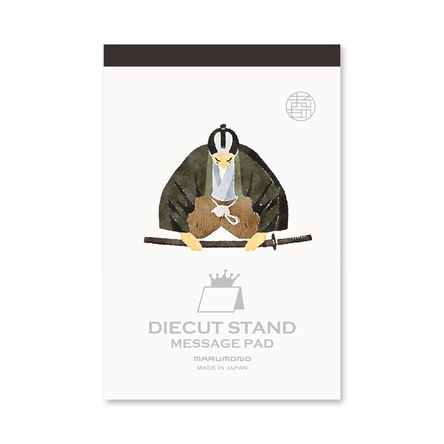 Japanese Culture Die-Cut Stand Message Pad Set – Fuji, Samurai, Kimono & Matcha