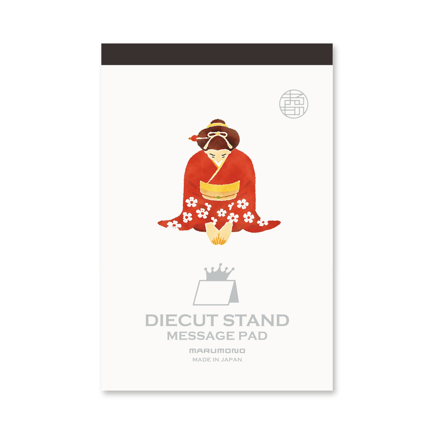 Japanese Culture Die-Cut Stand Message Pad Set – Fuji, Samurai, Kimono & Matcha