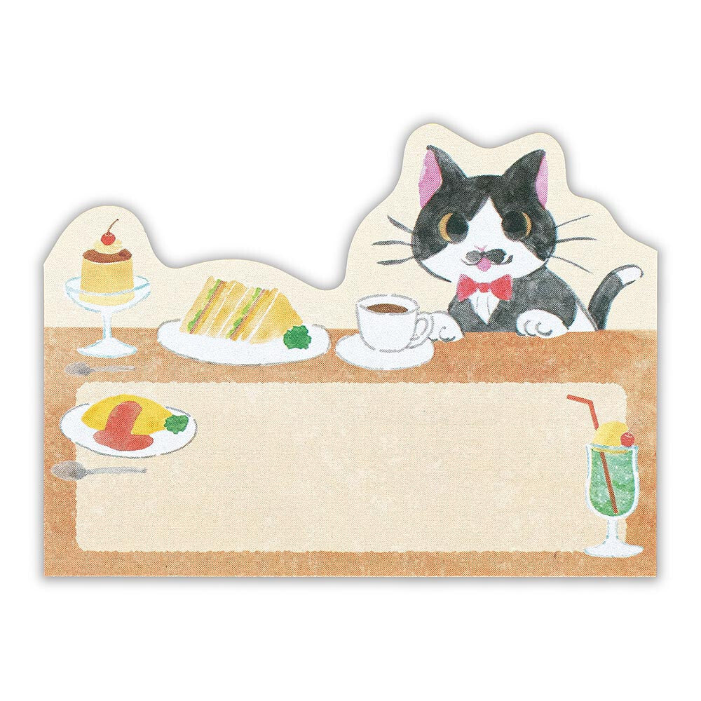 Retro Japanese Cat Sticky Note Set – Kawaii Memo Pads