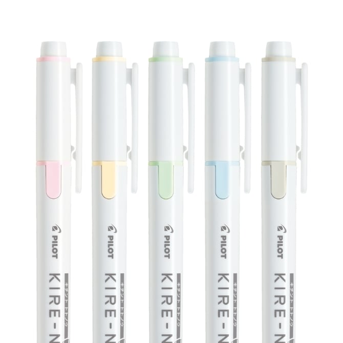 PILOT KIRE-NA Pastel Highlighter Set – Japanese Stationery