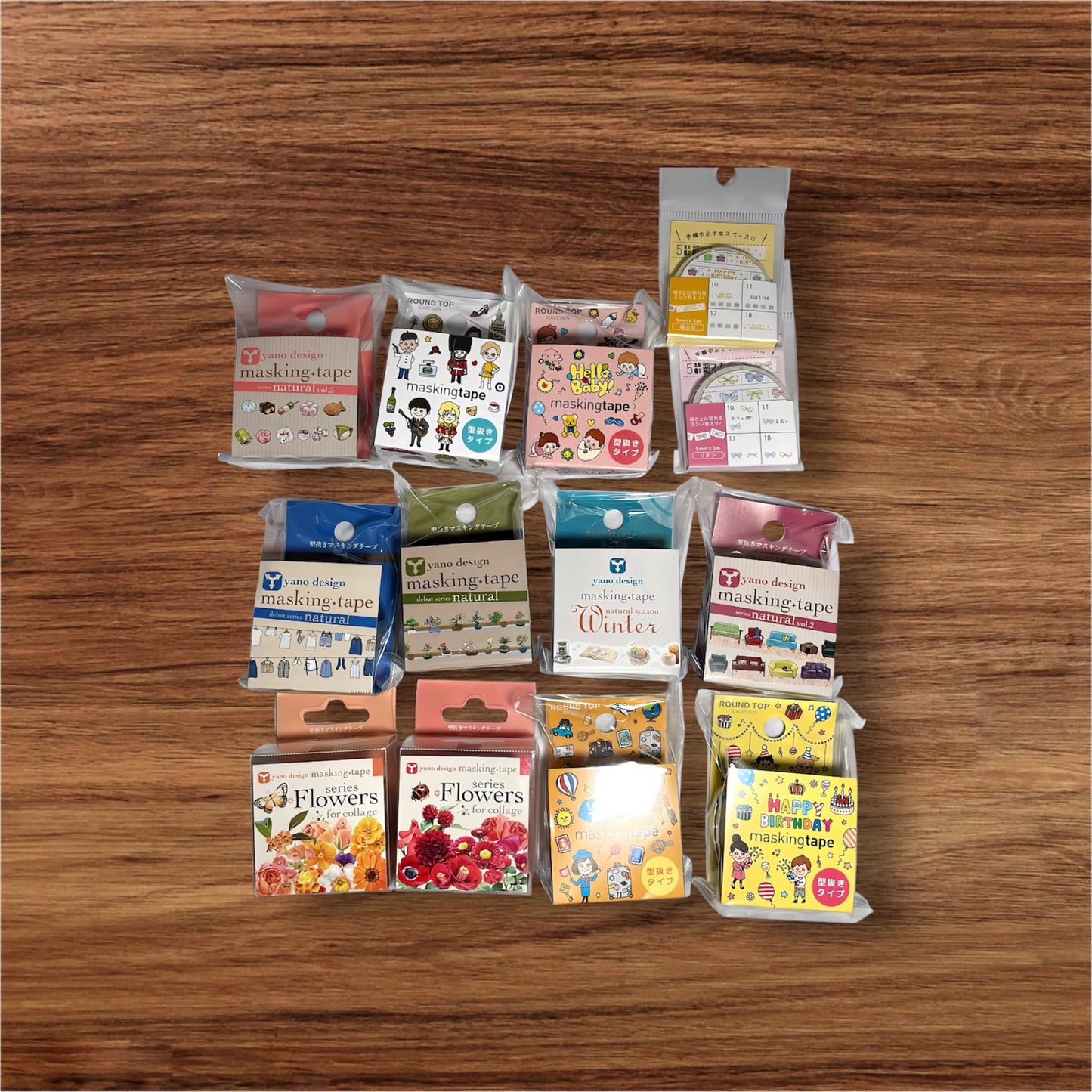 Japanese Washi Tape Mystery Box | 10 Random Kawaii Masking Tapes